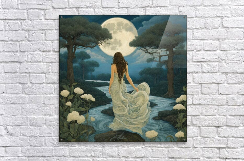 Night Calling | Andrea Record Fine Art | Yellowstone Spirit Southwestern Collection Painting Print Andrea Record Fine Art 