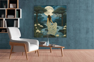 Night Calling | Andrea Record Fine Art | Yellowstone Spirit Southwestern Collection Painting Print Andrea Record Fine Art 