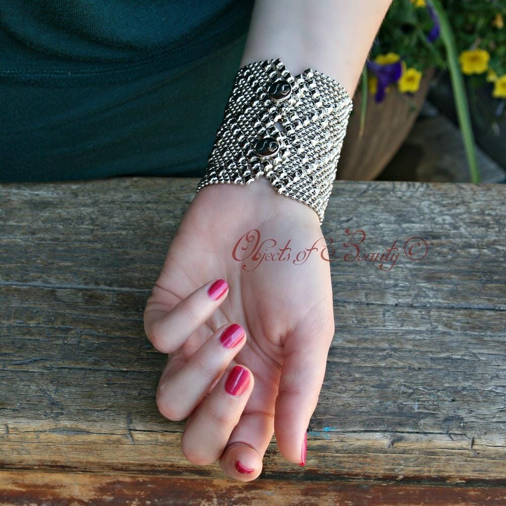 Niobe SG Liquid Silver Bracelet Bracelets Sergio Gutierrez Liquid Metal Jewelry 