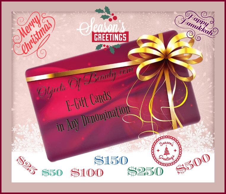 Objects Of Beauty Gift Card Gift Cards Objects of Beauty 