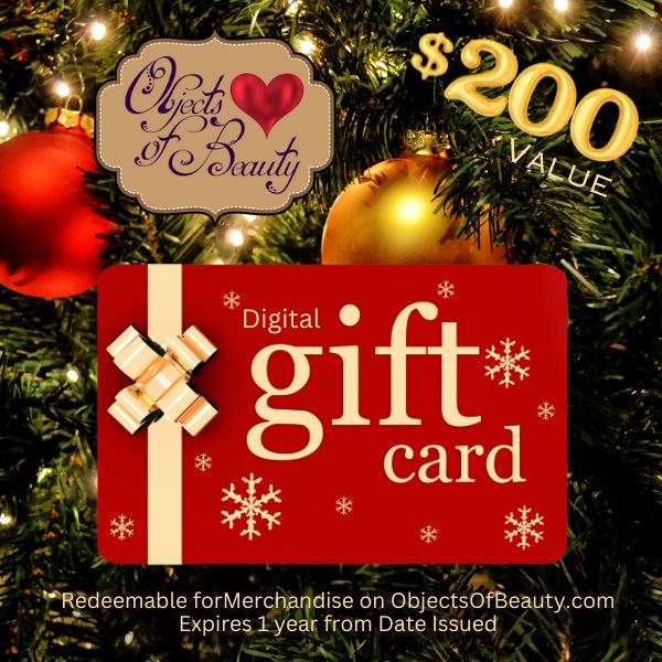 OjbectsOfBeauty.com Gift Cards! Gift Card Objects of Beauty $200.00 