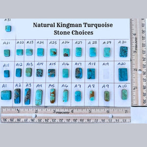 On Lucky Ground Beth Dutton Green Turquoise Horseshoe Ring | Yellowstone Spirit Southwestern Collection Turquoise Ring Objects of Beauty Southwest 