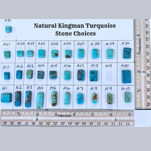 On Lucky Ground Beth Dutton Green Turquoise Horseshoe Ring | Yellowstone Spirit Southwestern Collection Turquoise Ring Objects of Beauty Southwest 