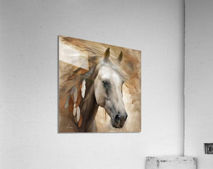 Palomino Bird Spirit | Andrea Record Fine Art | Yellowstone Spirit Collections painting Objects Of Beauty Southwest 