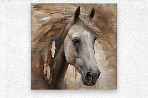 Palomino Bird Spirit | Andrea Record Fine Art | Yellowstone Spirit Collections painting Objects Of Beauty Southwest 