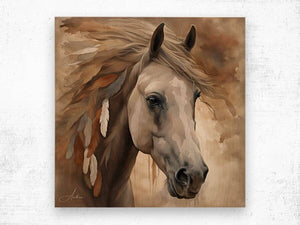 Palomino Bird Spirit | Andrea Record Fine Art | Yellowstone Spirit Collections painting Objects Of Beauty Southwest 
