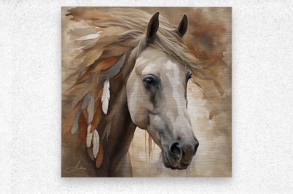 Palomino Bird Spirit | Dreamscape Fine Art & Yellowstone Spirit Collections painting Objects Of Beauty Southwest 