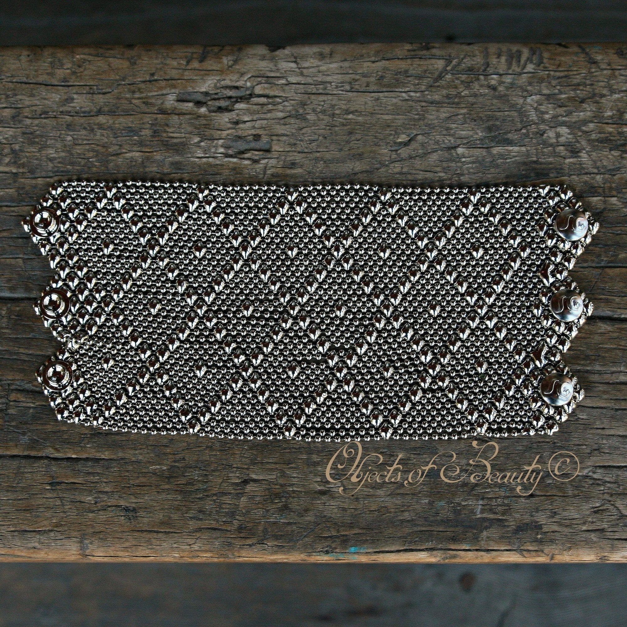 Pandora SG Liquid Metal Bracelet Bracelets Sergio Gutierrez Liquid Metal Jewelry S 7.50" Standard Nickel Silver 