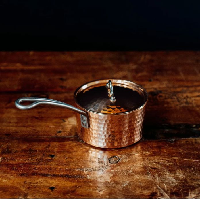 Petite French Copper Mini Pot with Lid | Sertodo Copper Copper Pot Sertodo Copper 