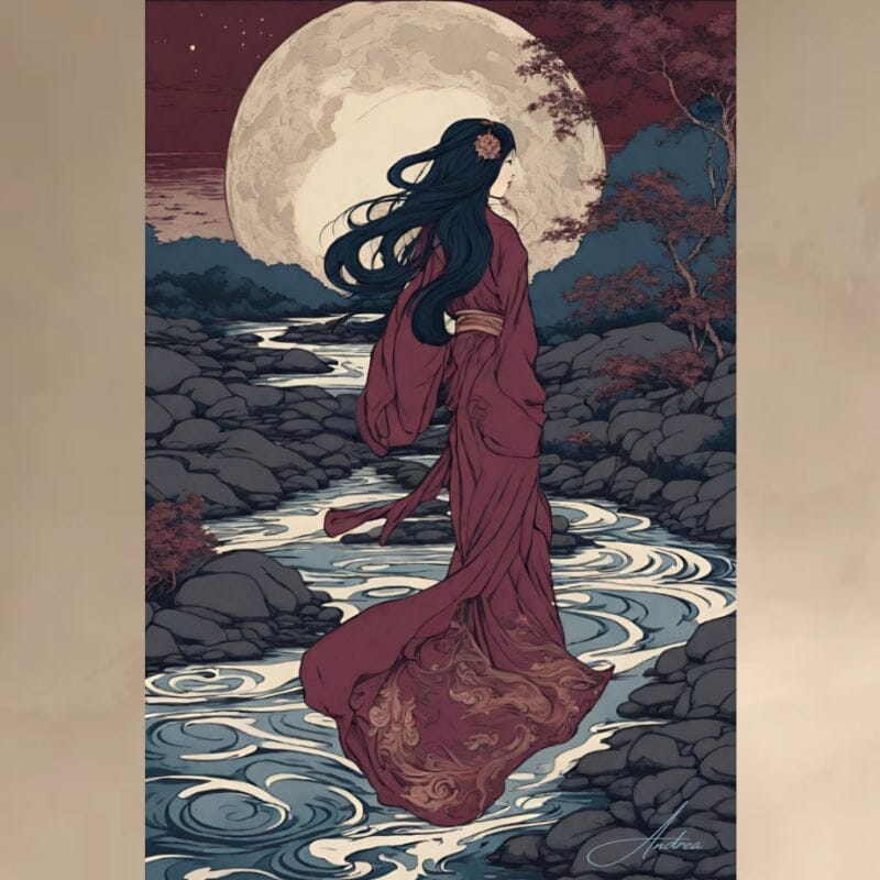 Plum Night | Andrea Record Fine Art Painting Print Andrea Record Fine Art 