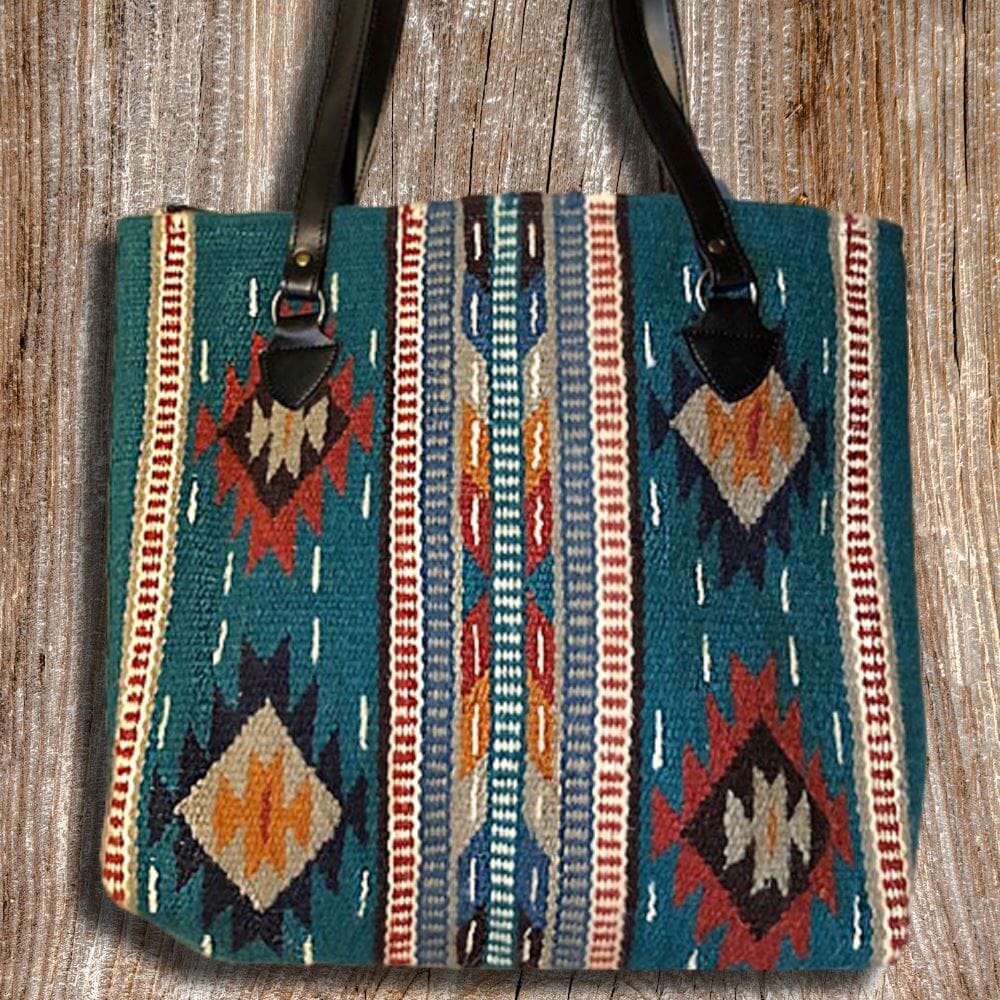Rain Dance Southwestern Wool Tote | Yellowstone Spirit Southwestern Collection Handbags Objects of Beauty Southwest 