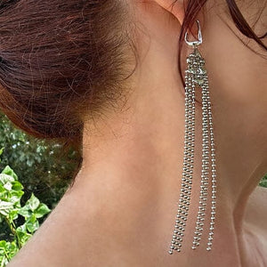 Rainfall SG Liquid Metal Earrings Earrings Sergio Gutierrez Liquid Metal Jewelry 