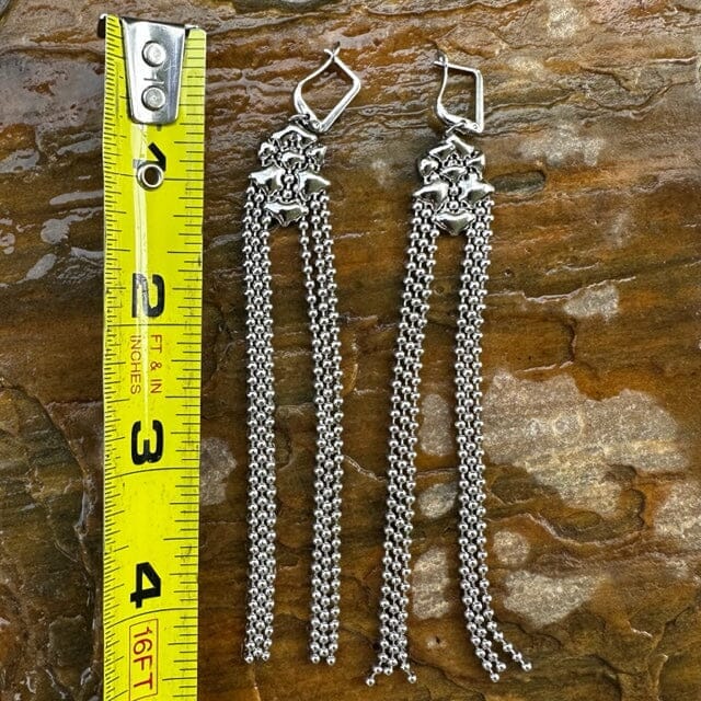 Rainfall SG Liquid Metal Earrings Earrings Sergio Gutierrez Liquid Metal Jewelry 