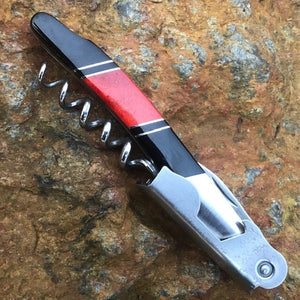 RARE Coral Jet Onyx Corkscrew | Santa Fe Stoneworks | Yellowstone Spirit Southwestern Collection Corkscrew Santa Fe Stoneworks 