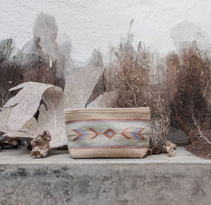 Sagebrush & Sand Clutch | Yellowstone Spirit Southwestern Collection Wool Clutch Purse Objects of Beauty Southwest 