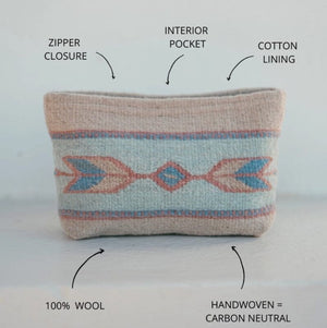 Sagebrush & Sand Clutch | Yellowstone Spirit Southwestern Collection Wool Clutch Purse Objects of Beauty Southwest 