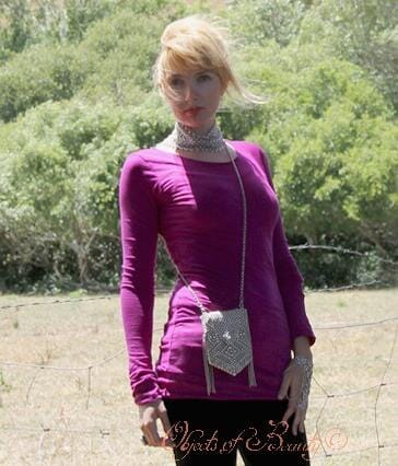 Scheherazade SG Liquid Metal Choker/Necklace Nickel | Yellowstone Spirit Southwestern Collection Necklaces Sergio Gutierrez Liquid Metal Jewelry 