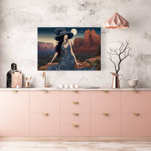 Sedona Interlude | Andrea Record Fine Art | Yellowstone Spirit Southwestern Collection Painting Print Andrea Record Fine Art 