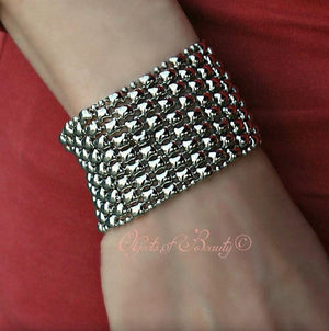 Silver Beauty SG Liquid Silver Bracelet Bracelets Sergio Gutierrez Liquid Metal Jewelry 