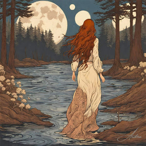 Sleepwalker | Andrea Record Fine Art | Yellowstone Spirit Southwestern Collection Painting Print Andrea Record Fine Art 