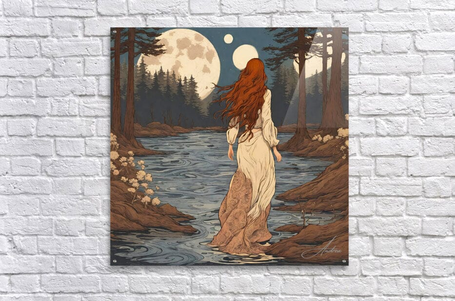 Sleepwalker | Andrea Record Fine Art | Yellowstone Spirit Southwestern Collection Painting Print Andrea Record Fine Art 