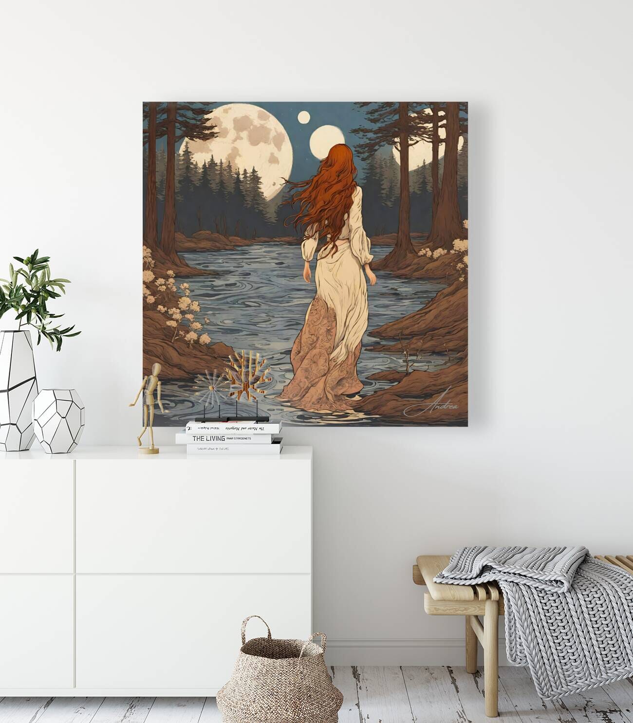 Sleepwalker | Andrea Record Fine Art | Yellowstone Spirit Southwestern Collection Painting Print Andrea Record Fine Art 