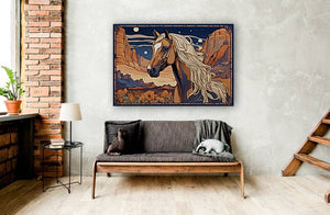Something in the Air | Andrea Record Fine Art | Yellowstone Spirit Southwestern Collection Painting Print Andrea Record Fine Art 
