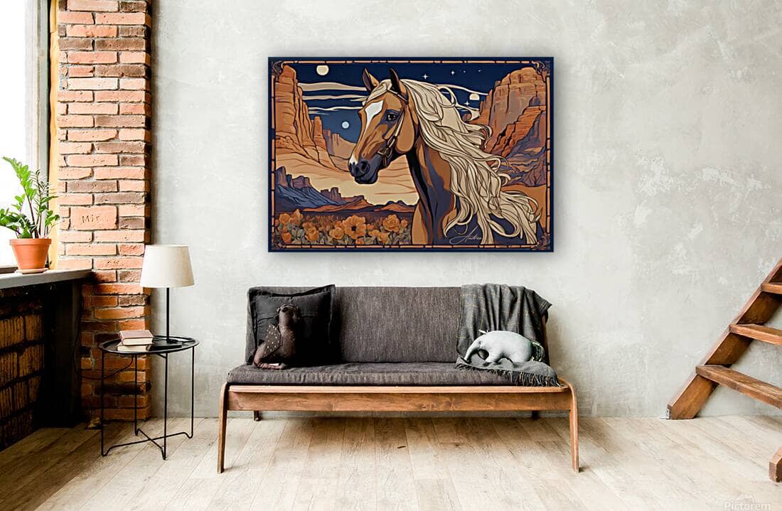 Something in the Air | Andrea Record Fine Art | Yellowstone Spirit Southwestern Collection Painting Print Andrea Record Fine Art 