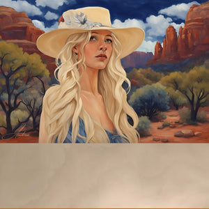 Soul Searcher | Andrea Record Fine Art | Yellowstone Spirit Southwestern Collection Painting Print Objects Of Beauty Southwest 