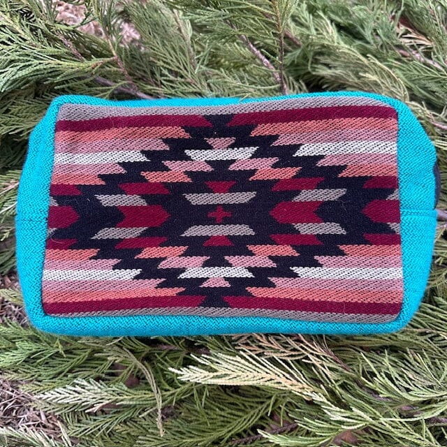 Southwestern Wool Cosmetic / Shaving Pouch or Clutch | Yellowstone Spirit Southwestern Collection Cosmetic Shaving Pouch ObjectsOfBeauty 