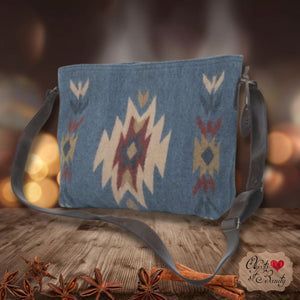 Sparrow's Song Hand-Dyed & Handwoven Wool Tote | Yellowstone Spirit Southwestern Collection Handwoven Wool Tote Objects of Beauty Southwest 