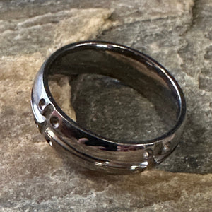 Strata Titanium Ring by Luca Vale Collectible ring Luca Vale 