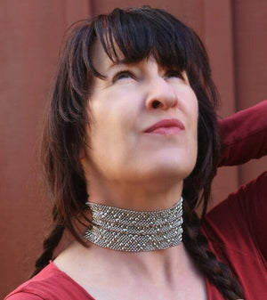 Sundance SG Liquid Metal Choker | Sergio Gutierrez Necklaces Sergio Gutierrez Liquid Metal Jewelry 