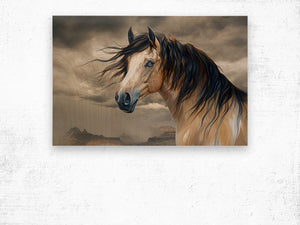 Tallulah Blue Eyed Buckskin | Andrea Record Fine Art | Yellowstone Spirit Southwestern Collection artwork Objects Of Beauty Southwest 