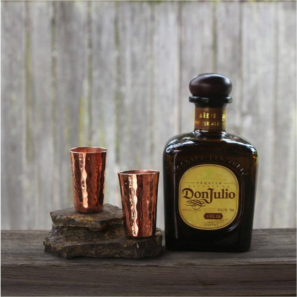 Tequilero Copper Shot Glasses | Sertodo Copper | Yellowstone Spirit Southwestern Collection Copper Cup Sertodo Copper 