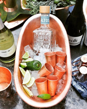 Tequilero Copper Shot Glasses | Sertodo Copper | Yellowstone Spirit Southwestern Collection Copper Cup Sertodo Copper 