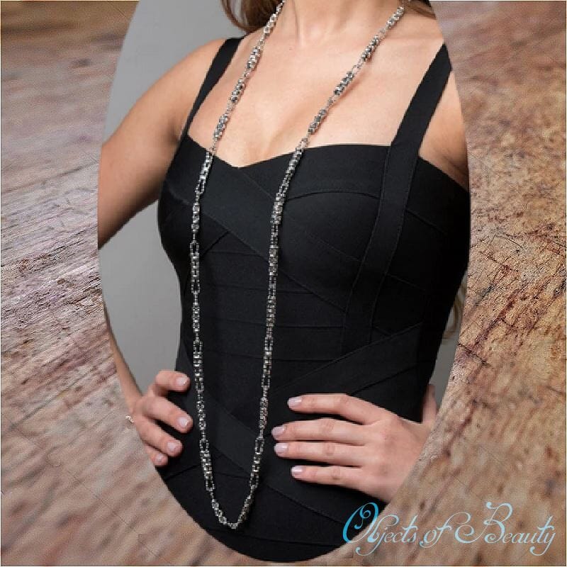 The Chain SG Liquid Metal Rope Necklace Necklaces Sergio Gutierrez Liquid Metal Jewelry 