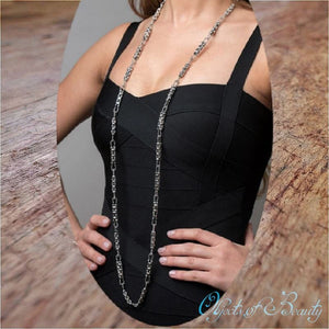 The Chain SG Liquid Metal Rope Necklace Necklaces Sergio Gutierrez Liquid Metal Jewelry 