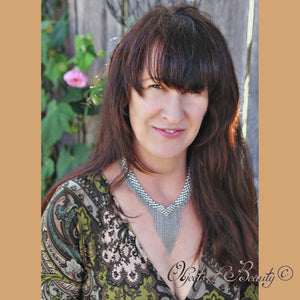 The Search SG Liquid Metal Fringe Necklace Necklaces Sergio Gutierrez Liquid Metal Jewelry 