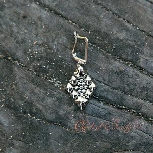 Thyme Earrings | SG Liquid Silver Jewelry Earrings Sergio Gutierrez Liquid Metal Jewelry 