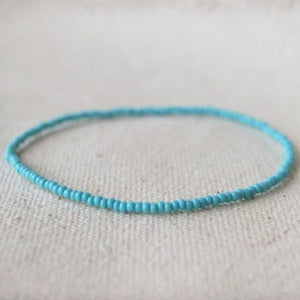 Turquoise Colored Stretch Bracelet / Howlite | Yellowstone Spirit Southwestern Collection Turquoise Bracelet Objects of Beauty Southwest 