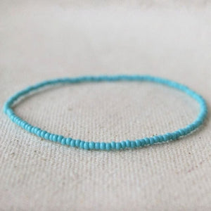 Turquoise Colored Stretch Bracelet / Howlite | Yellowstone Spirit Southwestern Collection Turquoise Bracelet Objects of Beauty Southwest 