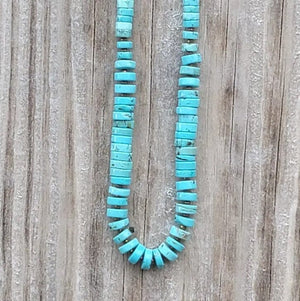 Turquoise Graduated Disc Necklace | Yellowstone Spirit Southwestern Collection Turquoise Necklace Objects of Beauty Southwest 