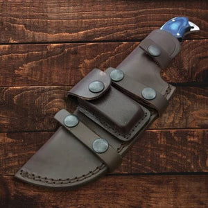 Ultimate Rugged Damascus Tracker Knife | Yellowstone Spirit Southwestern Collection Damascus Knife Objects of Beauty Southwest 