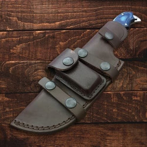 Ultimate Rugged Damascus Tracker Knife | Yellowstone Spirit Southwestern Collection Damascus Knife Objects of Beauty Southwest 