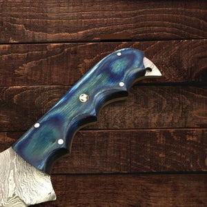 Ultimate Rugged Damascus Tracker Knife | Yellowstone Spirit Southwestern Collection Damascus Knife Objects of Beauty Southwest 