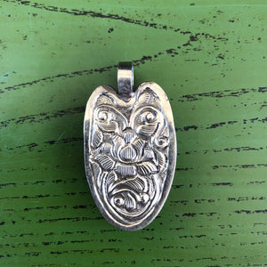 Wolf Pendant Necklace | Carved Bone | Yellowstone Collection Wolf Necklace Objects of Beauty 