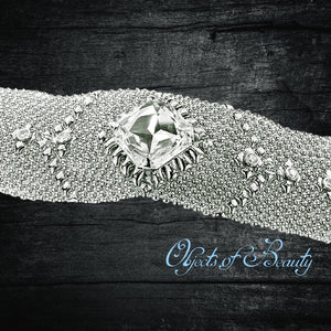 Aja Chunky Ice Bracelet | SG Liquid Metal liquid metal bracelet Sergio Gutierrez Liquid Metal Jewelry 
