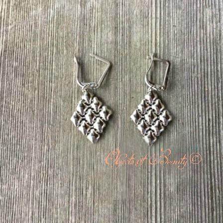 Any Way You Look At It SG Liquid Silver Earrings Earrings Sergio Gutierrez Liquid Metal Jewelry 