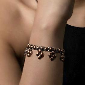 Bijoux Stainless Steel w Rose Titanium Bracelet | SG Liquid Metal SS-Rose Bracelet Bracelets Objects of Beauty 